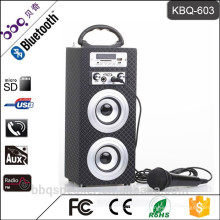 Altavoces externos de la caja de sonido móvil de Bluetooth del altavoz del karaoke de KBQ-603 10W para el mejor sonido del teléfono